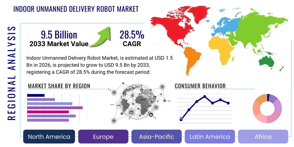 Indoor Unmanned Delivery Robot Market By Region