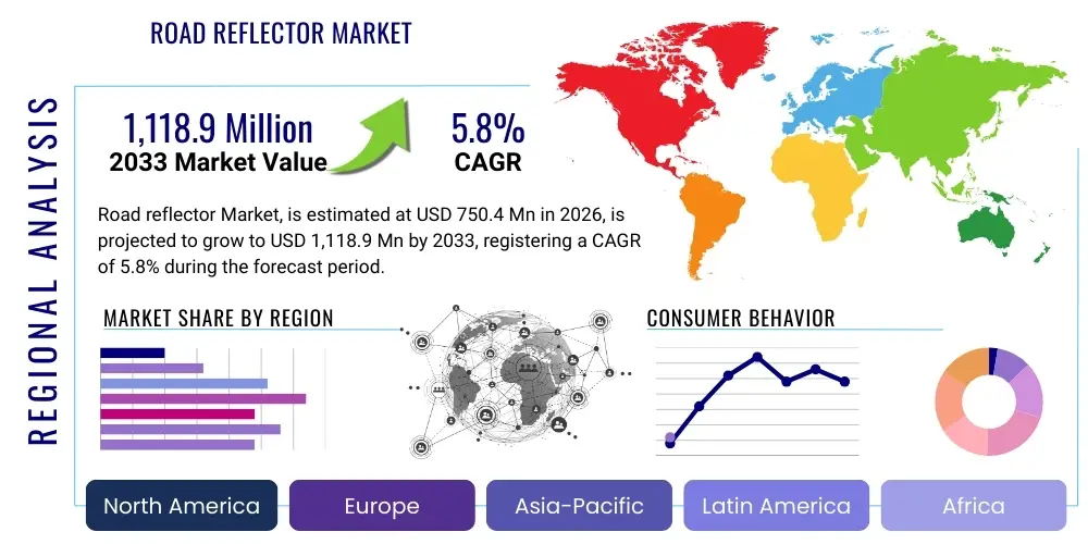 Road reflector Market By Region