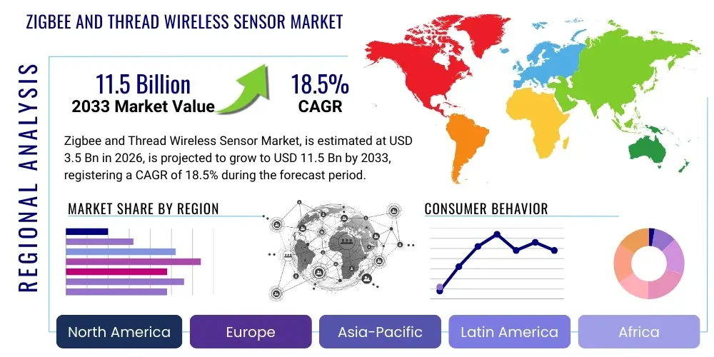Zigbee and Thread Wireless Sensor Market By Region